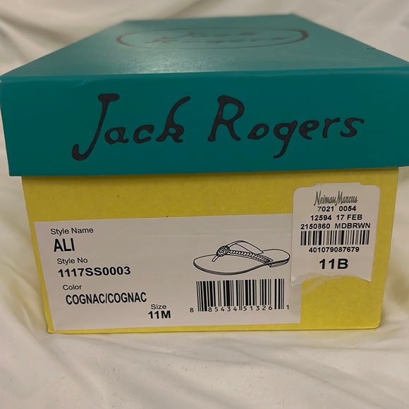 NIB Jack Rogers sz 11 in Cognac - Picture 2 of 5